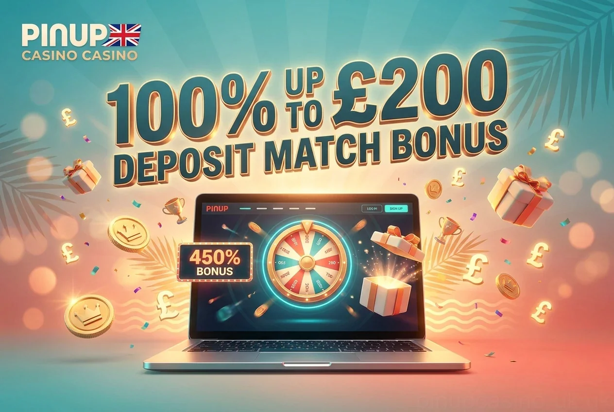100% UP TO £200Deposit Match Bonus