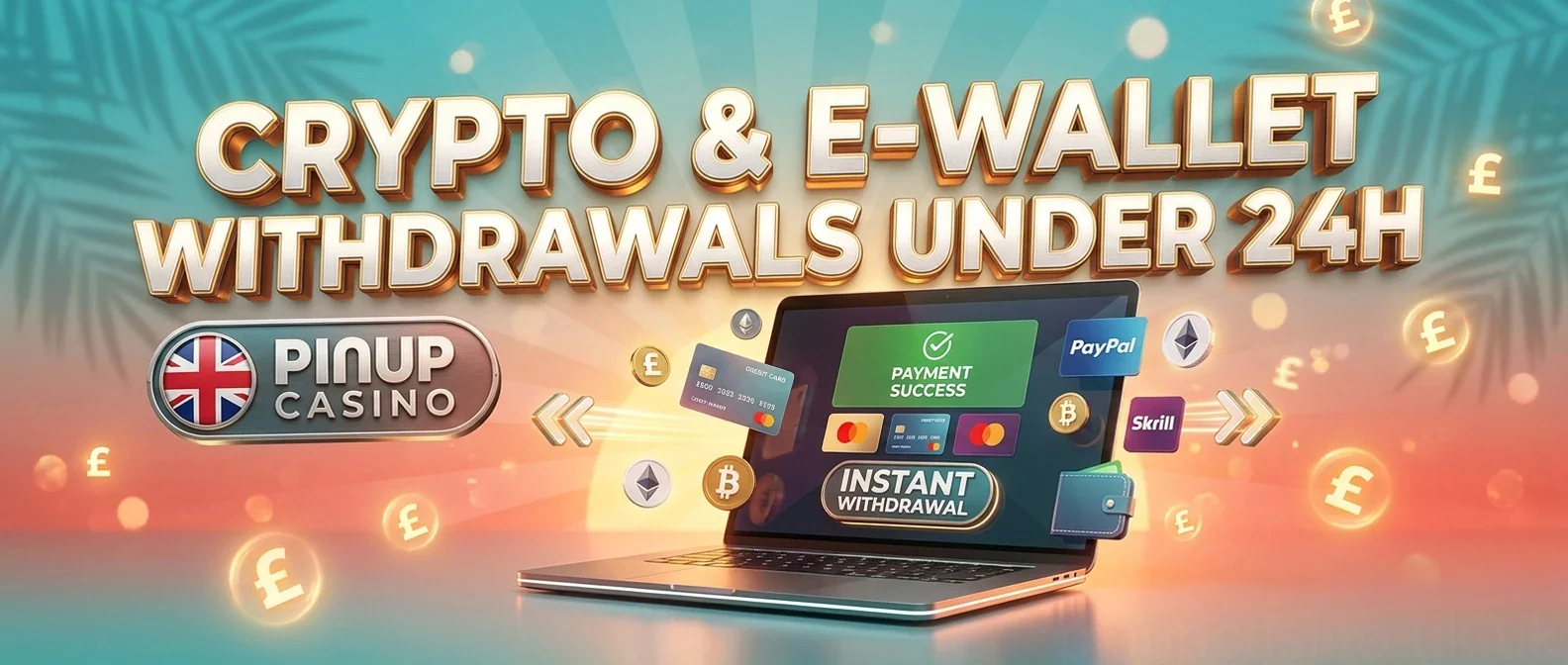 Crypto & E-WalletWithdrawals Under 24h