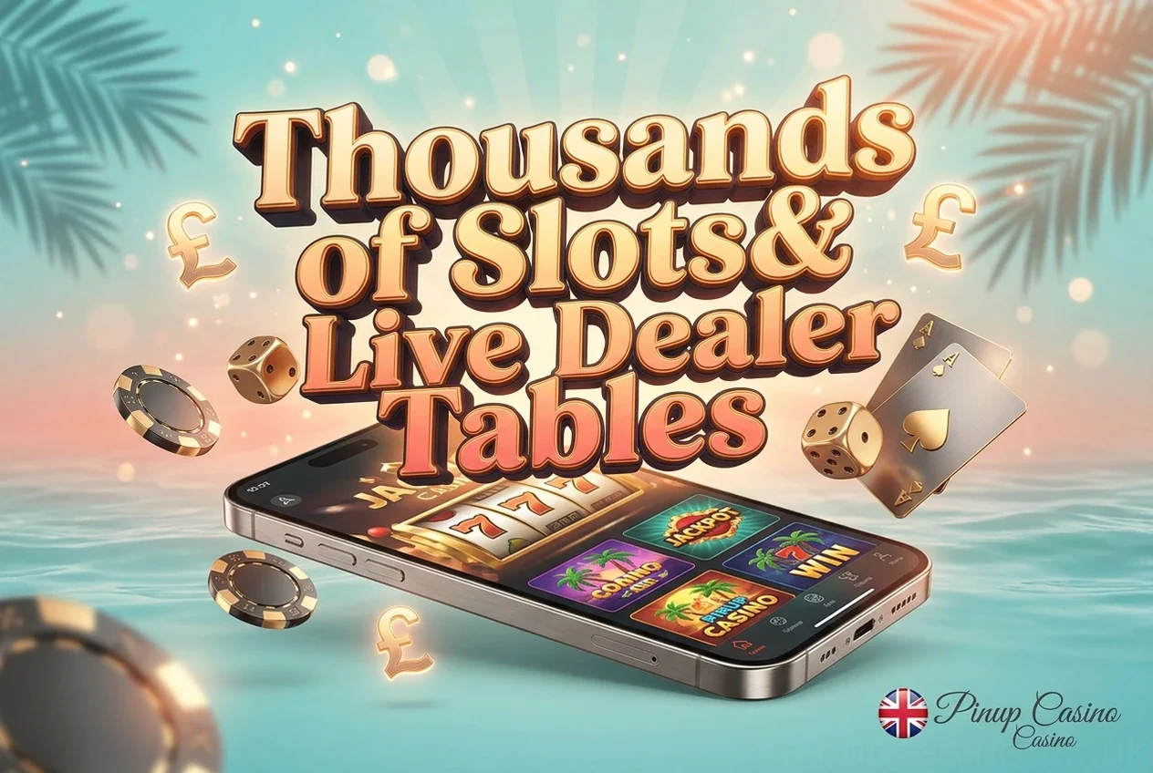 Thousands of Slots& Live Dealer Tables